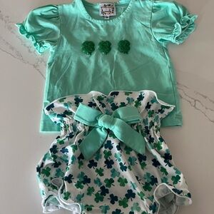Saving Grace Smocks 6 month French k or St Patrick's!